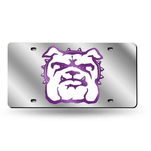 Truman State Bulldogs Mirrored Laser Cut License Plate Laser Tag