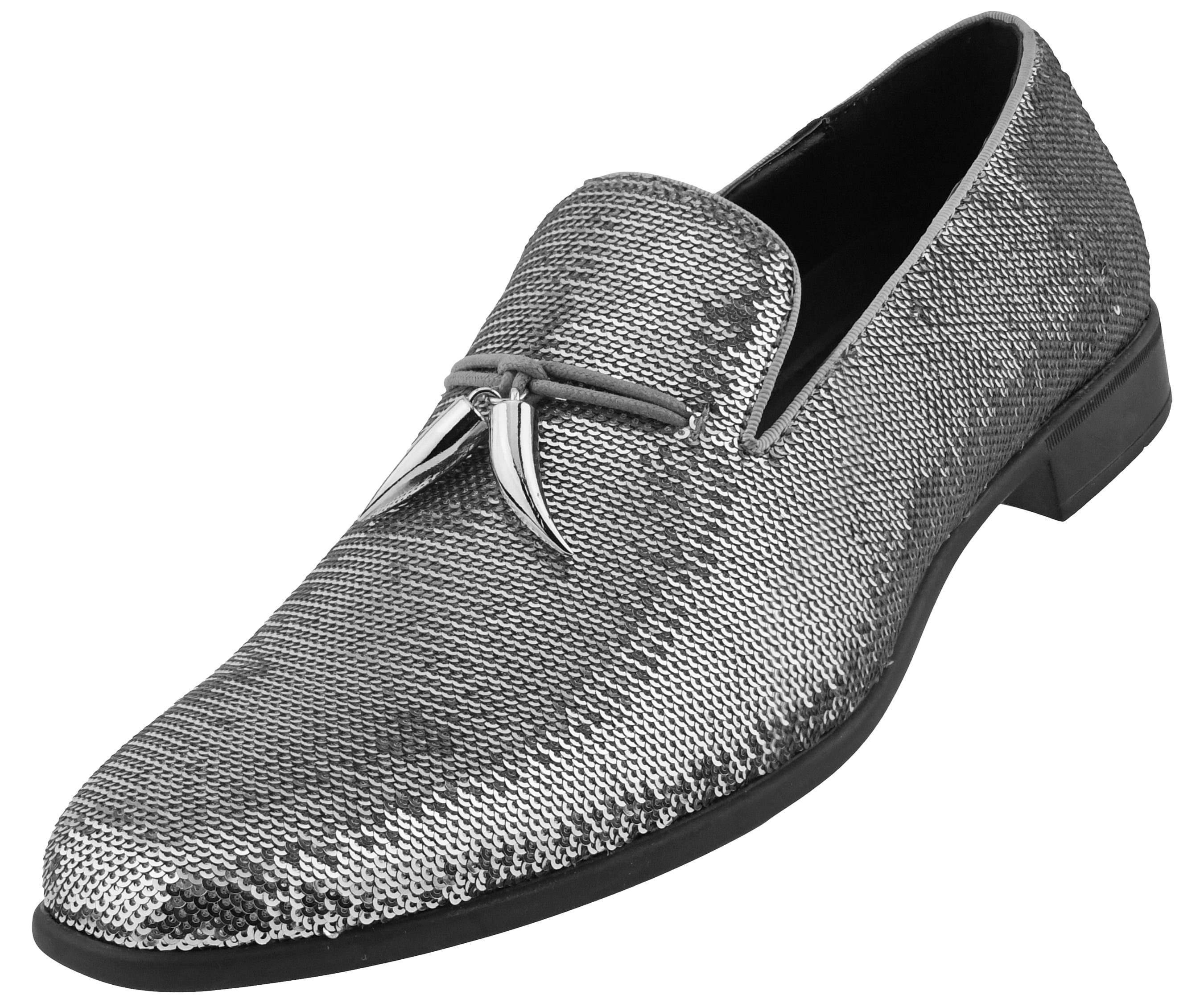 sequin slip on shoes