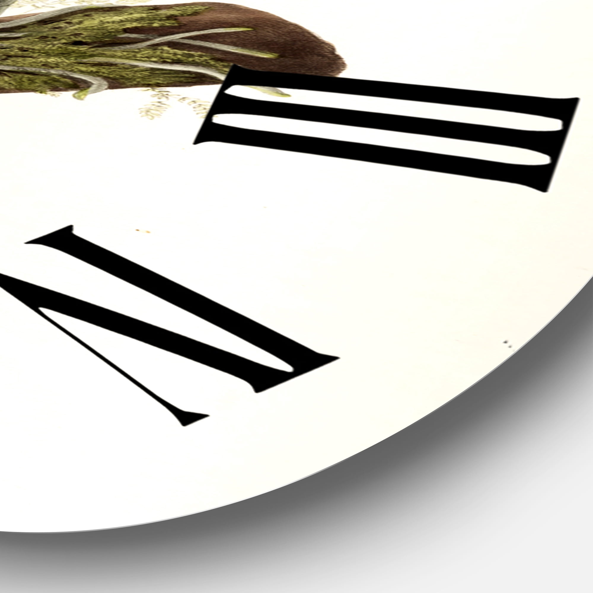 Designart 1 in Quartz Traditional Wall Clock