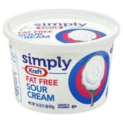 Simply Kraft Fat-Free Sour Cream, 16 Oz.