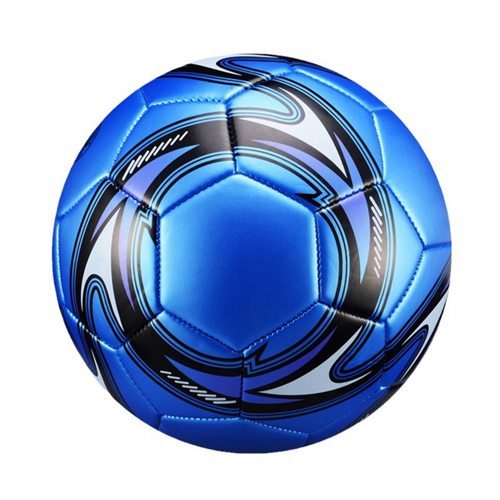 2Pcs Professional Soccer Ball Size 5 Official Soccer Training Football Ball Competition Outdoor Football Blue