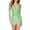 Mint Green, variant on Lovskoo 2024 Women's V Neck Wrap Bodycon Mini Dress Long Sleeve Sequin Ruched Club Party Gownes Olive Green