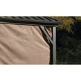 thumbnail image 5 of Sojag Dakota 10 x 10 x 9 ft Dark Brown Curtains for Gazebo, Polyester, 5 of 6