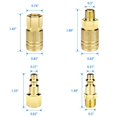 thumbnail image 3 of Conexiones para Manguera de Aire 1/4 Pulgada NPT, Conexión Rápida Compresor Aire, Acoplador Universal y Kit Conector Industrial., 3 of 5