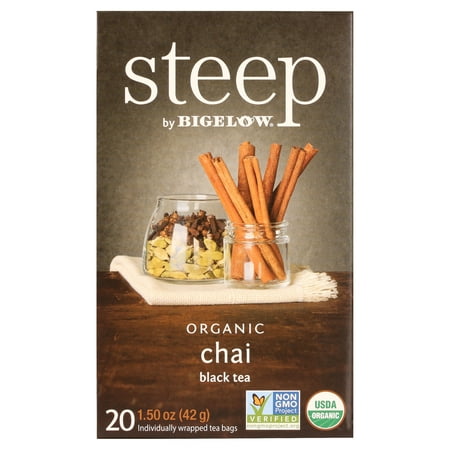 Steep, Organic Chai, Tea Bags, 20 Ct