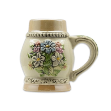 Oktoberfest Beer Stein Refrigerator Magnet German Flower
