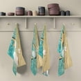 thumbnail image 5 of GZHJMY Sea Shell Kitchen Dish Towels Set of 1,Dishcloths,Absorbent Soft Towels Hand Towels, Tea Towels,18" x 28", 5 of 7