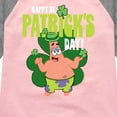 thumbnail image 3 of SpongeBob SquarePants - Happy St. Patricks Day - Girls Shirt Tail Raglan, 3 of 6