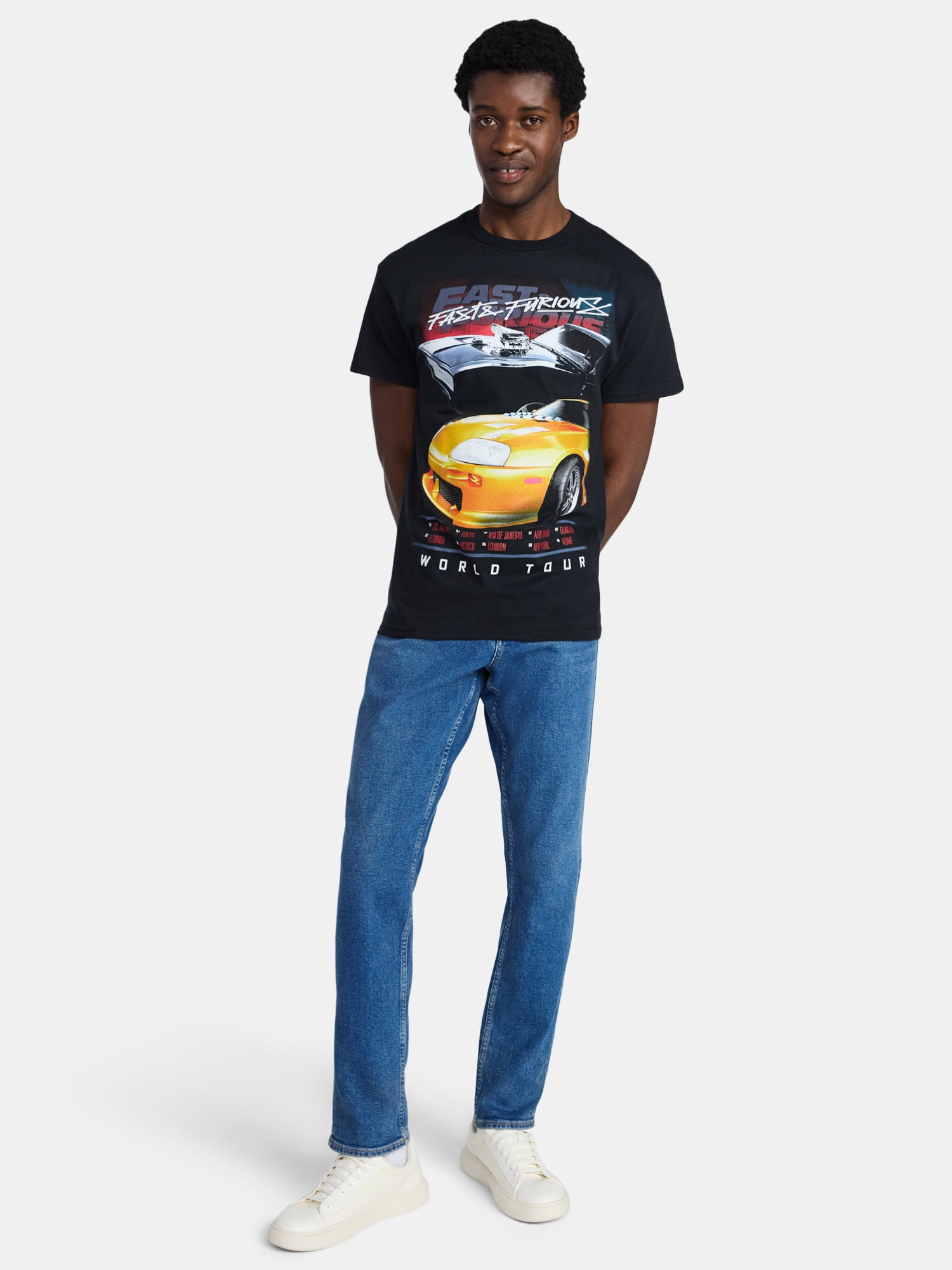 Fast & Furious Men’s & Big Men's Graphic Cotton Tee with Short Sleeves, Sizes S-3XL