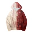 thumbnail image 4 of RMGVDSD Girls Halloween Hoodies Letter Graphic Pullover Hooded Sweatshirts with Pocket Little & Big Kids Halloween Holiday Party Tops Trendy Sweatshirt 8-9 Years, 4 of 4