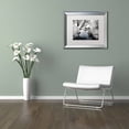 thumbnail image 3 of Trademark Fine Art "White Calm" Canvas Art by Philippe Hugonnard, White Matte, Silver Frame, 3 of 4