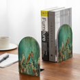 thumbnail image 5 of Naloa Retro Birds 2 Pcs Bookend Large Capacity Office Book Ends for Home Office Library School Study Decoration, 5 of 8