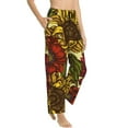 thumbnail image 2 of Naloa Sunflower Print Women’s Ultra-Soft Comfy Pajama Lounge Pants with Pockets & Drawstring, 2 of 8