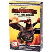 DreamWorks Dragons Antibacterial Bandages, 20 count