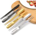 thumbnail image 1 of Kids Fork, 6 Dessert Forks, Dual-use Fruit Fork, Exquisite Stainless Steel Cake Forks, Suitable for Desserts, Fruits, Cakes, 1 of 4