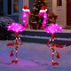 thumbnail image 1 of Luces solares de jardín EDOF Flamingo Xmas impermeables, paquete de 2 unidades, 1 of 8