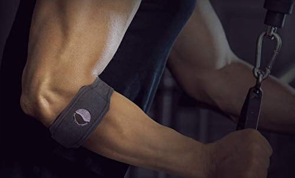 Serola Elbow Brace – Elbow Support, Tendonitis Elbow Brace, Tennis & Golfer’s Elbow Pain Relief for Men and Women, Support Elbow Brace with Gel Arc Technology and Patented One Size Fits All System