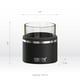 thumbnail image 5 of Vaso de whisky Asobu con aislamiento de acero inoxidable, 310 ml, negro, 5 of 7