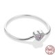 thumbnail image 1 of Bracelet Silver 925 Original Snake Chain 17-20 Evil Eye Heart Star Zircon for Charms Beads Pendant Birthday Jewelry Making Gifts, 1 of 5