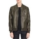thumbnail image 1 of Chaqueta Bomber de Cuero Genuino Calvin Klein para Hombre Verde X-Small, 1 of 1