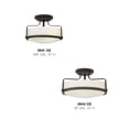 thumbnail image 5 of Hinkley Lighting - Three Light Flush Mount - Foyer - Harper - 3 Light Large, 5 of 12