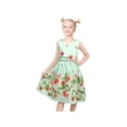 thumbnail image 6 of Sunny Fashion Girls Dress 2 Piece Set Cropped Knit Cardigan Daily Garden Picnic 4-5 Years, 6 of 8