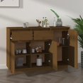 thumbnail image 5 of vidaXL Buffet Miel Brun 110x34x75 cm Pin Massif, 5 of 5