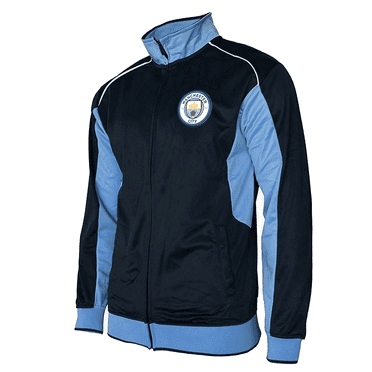 Manchester City Track Jacket (Youth and Adult Sizes) Licensed Manchester City Jacket (AL)