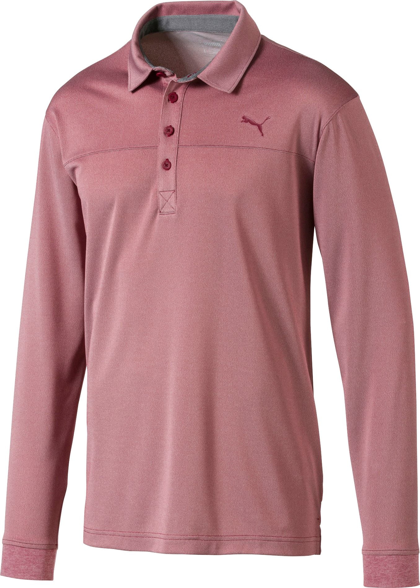 PUMA Men's Long Sleeve Golf Polo