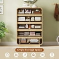 thumbnail image 4 of Afuhokles Tall Dresser for Bedroom, 5 Drawers Vertical Dressers and Chests of Drawers, Natural Oak, 4 of 8