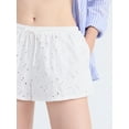 thumbnail image 5 of Free Assembly Women's Cotton Eyelet Coverup Shorts, Sizes XXS-XXL, 5 of 6