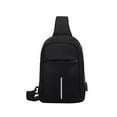 thumbnail image 2 of VANLOFE Crossbody Bag Chest Bag Shoulder Backpack With Charging Hole and Headphone Hole for Men and Women, 2 of 8