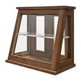thumbnail image 1 of lionlar Dollhouse Bakery Display Cabinet 1:12 for Store Scene Photography Props Accs Walnut Rear Door, 1 of 9