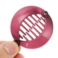 thumbnail image 5 of Unique Bargains 1 Pc Fashion Round Fish Shape Hair Clips Hairdo Clip Wine Red, 5 of 5