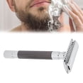 thumbnail image 1 of Afeitadora Manual, Maquinilla De Afeitar De Seguridad, Lavable, Antideslizante, Agarre Cómodo, Resistente Al Desgaste, Mano De Obra Exquisita, Diseño Profesional Para Hombres, 1 of 7