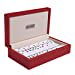 thumbnail image 3 of Silverman & Co. Double 6 Large White Domino Set - Red Case, 3 of 10