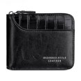 thumbnail image 5 of Cartera de cuero de 3 pliegues para hombre, monedero de lujo, tarjetero con cremallera y monedero, billetera RFID, regalo para hombre, monedero., 5 of 5