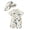 White, variant on Boys Swimwear One Piece Short Sleeve Swimsuit with Animal Hat Toddler Kids Beach Bathing for Summer and Pool for Kids Blue 70