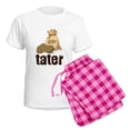 thumbnail image 5 of CafePress - Tater Women's Light Pajamas - Women's Short Sleeve Print T-Shirt and Pants Light Cotton Pajama Set, 5 of 7