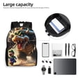 thumbnail image 4 of Super Mario Backpack, Large Capacity Travel Bookbag, Durable Water-Resistant Laptop Backpack For Work, College, And Daily Use, 16.1x11.8x6.5 Inch, 4 of 8