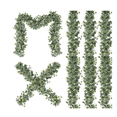 thumbnail image 1 of "5p Guirnalda Eucalipto Artificial Planta Decoración Con Flor "Belug, 1 of 5