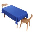 thumbnail image 4 of Mantel rectangular de poliéster, resistente a las arrugas y al encogimiento, para mesa de comedor, mesa de conferencias, azul real, azul real, 1,8x2,6m/5,9x8,5 pies, 4 of 12
