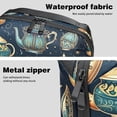 thumbnail image 4 of Arabic Teapot Oxford Fabric Waterproof Portable Hard Drive Bag and Case with Cord Storage and Travel Charger Organizer for Electronic Devices - 5.9x9.44x3.14 in, 4 of 6