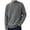 Dark Gray, variant on Mens Sweater Solid Color Round Neck Long Sleeve Casual Comfy Outdoor Pullover Sweater