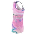 thumbnail image 4 of Women's Cut & Sew Racerback Dress (AOP) Pink Pop Abstract, 4 of 7