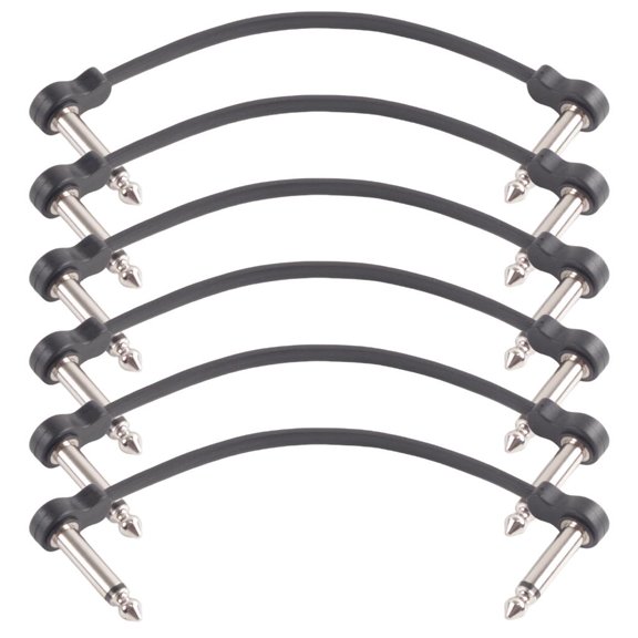 Etalchic 3/6Pcs Guitar Pedal Cable Effect Cable Replacement Electric Guitar Patches Cable