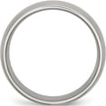 thumbnail image 3 of Stainless Steel Brushed 7mm Half Round Band (Size 7) Made In China sr17-7, 3 of 6