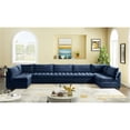 thumbnail image 4 of Meridian Furniture Jacob Sectionnel Modulaire en Velours Bleu Marine, 4 of 5