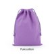 thumbnail image 3 of Bolsa de almacenamiento con cordón de algodón, bolsas de lona blanca para dulces, regalo, bolsa reutilizable, artículos diversos para el hogar, bolsas a prueba de polvo para organizar, 3 of 5