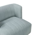 thumbnail image 4 of Swivel Barrel Accent Chairs, Modern Swivel Barrel Chair, Upholstered Reading Chair, Comfy Club Sofa Chair, for Living Room Bedroom, Aqua Blue, 4 of 9